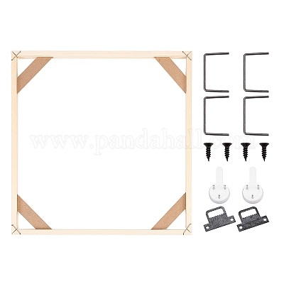Canvas Frame, 8 X10 inch Stretcher Bars Wood Kits with Accessories for Oil Painting and Picture Wall Art