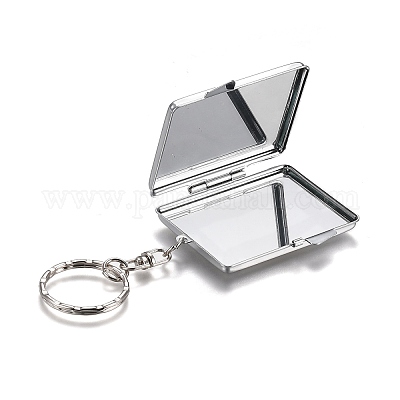 Wholesale Iron Folding Mirror Keychain 