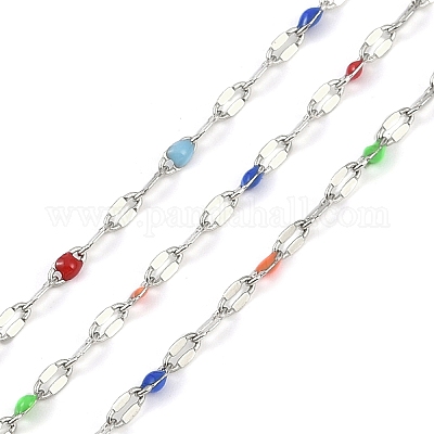 Chaînes pommées en laiton&nbsp;AJEW-Q153-03P-05-1
