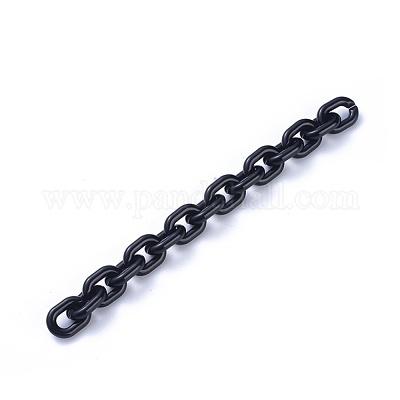 Cadenas de cable de acrílico hechas a mano&nbsp;AJEW-JB00527-02-1