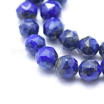 Natürlicher Lapislazuli Perlenstränge&nbsp;G-I249-B11-03-1