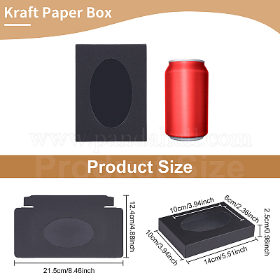 Cajas de cartón creativas plegables rectangulares&nbsp;CON-WH0081-34B-1