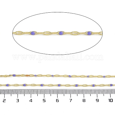 Catene in ottone placcate a cremagliera&nbsp;AJEW-Q153-02G-09-1