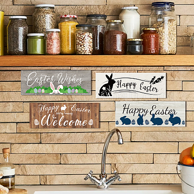 Decorazioni murali in mdf appese&nbsp;HJEW-WH0040-009-1