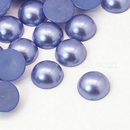 Half Round Domed Imitated Pearl Acrylic Cabochons OACR-H001-10R-1