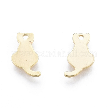 Ion Plating (IP) Messing Charms KK-C006-13G-1