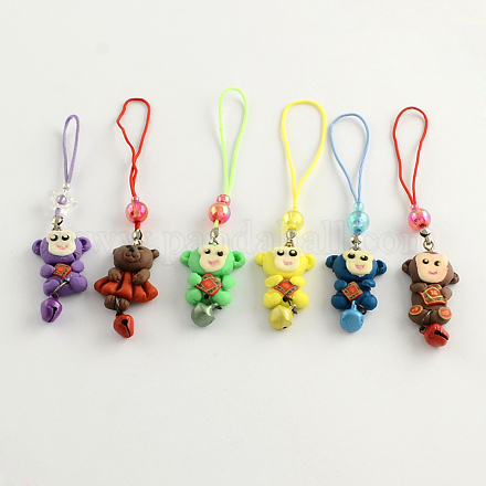 Handmade Polymer Clay Animal Mobile Accessories MOBA-Q008-01-1