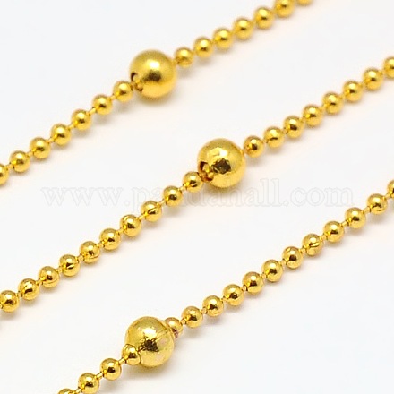 Electroplate Brass Ball Chains CHC-L016B-01G-1