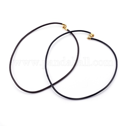 Cordon en cuir fabrication de collier MAK-L018-06B-M-1