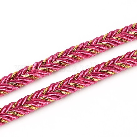Trenzados hilos de tela cordones para la toma de pulsera OCOR-L015-05-1