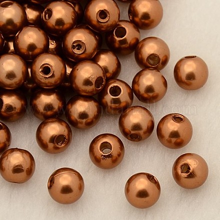 Perles acryliques de perles d'imitation PL607-12-1