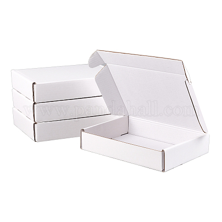 ベネクリエイト紙箱  フリップカバー  正方形  ホワイト  完成品：15x15x5cm CON-BC0001-66A-1