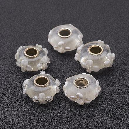 Handmade lampwork holprigen europäischen Perlen passen Charme Armbänder X-LPDL-B001-086-1