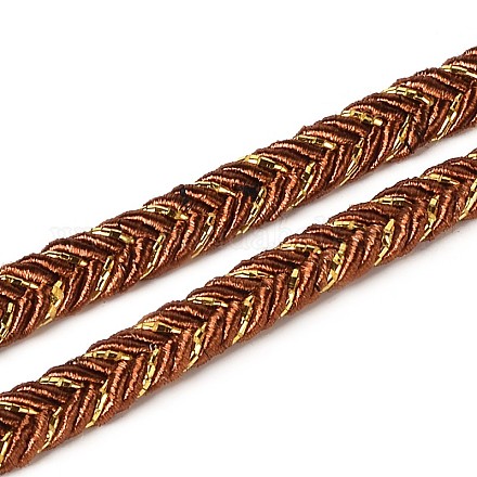 Trenzados hilos de tela cordones para la toma de pulsera OCOR-L015-08-1