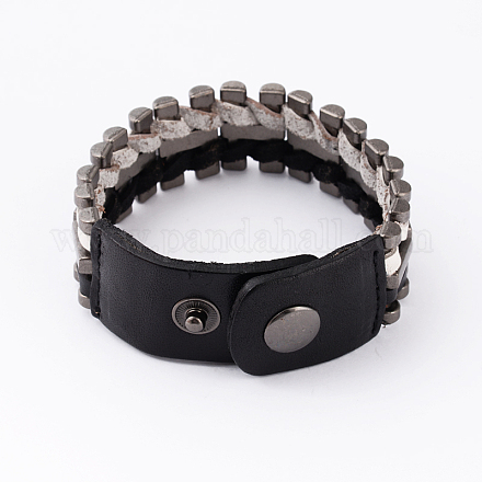 Bracelets de cordon imitation cuir BJEW-J073-04-1