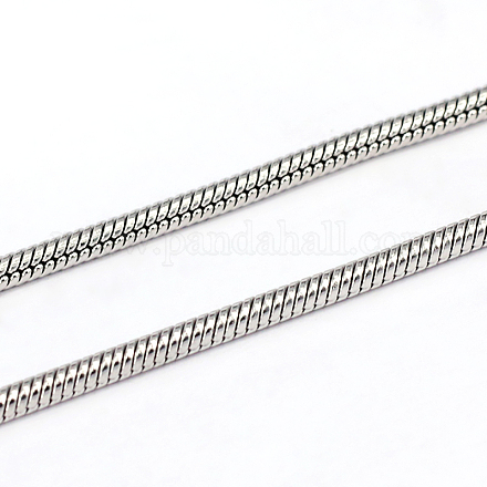 3.28 pie 304 cadenas de serpiente de acero inoxidable X-CHS-L001-163-2mm-1
