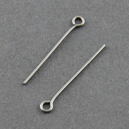 500 épingles à œil En Acier Inoxydable 304 - Longueur 70 Mm, Trou 3 Mm, Pour Création Bijoux DIY (boucles D'oreilles, Colliers)