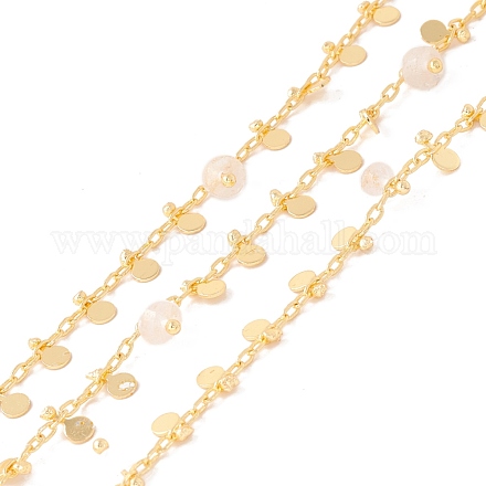 Chaînes de perles de colonne de cristal de quartz naturel CHC-K012-01G-12-1