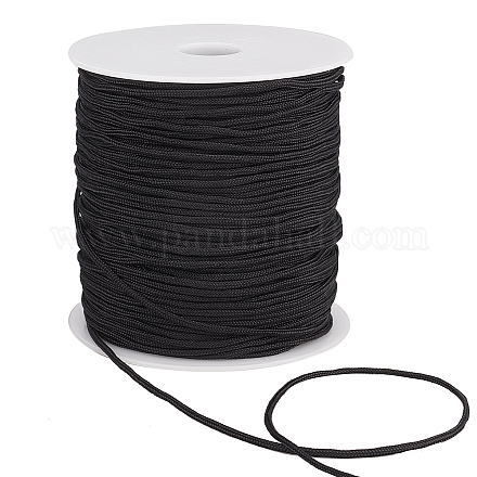 Cordon de noeud chinois en nylon de 100 mètre NWIR-WH0020-03B-1