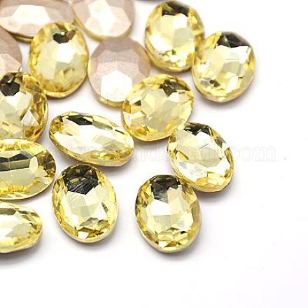 Cabochons strass di vetro pointed back  RGLA-A010-8x10mm-213-1