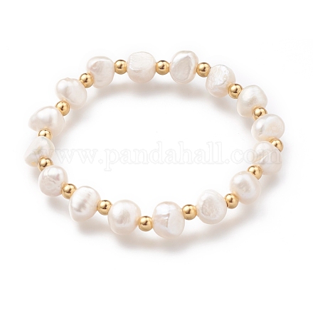 Stretch Perlen Armbänder X-BJEW-O181-01G-1
