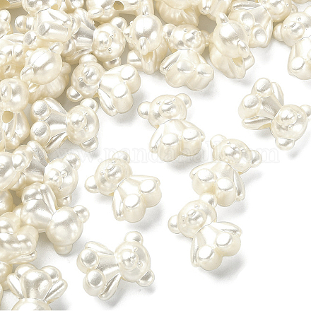 100pcs perles d'imitation acrylique MACR-CJ0001-43-1