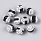 Handmade Polymer Clay Beads, Ball Games, Volleyball, 8mm, Hole: 1.4~1.6mm