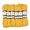 Polypropylene Fiber Ribbons, Wave Shape, Orange, 7~8mm, 15yard/bundle, 6bundles/bag