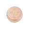 Ion Plating(IP) 304 Stainless Steel Beads, Flat Round with Saint Benedict Medal, Rose Gold, 11x5mm, Hole: 2mm