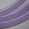 Plastic Net Thread Cord, Medium Purple, 8mm, 30Yards