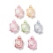 Plastics Beads, Craft Beads, Turtle, Mixed Color, 12x7.5x4.5mm, Hole: 1.8mm, 1923pcs/500g