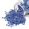 8/0 Ceylon Round Glass Seed Beads, Lilac, Size: about 3mm in diameter, hole:1mm, about 1101pcs/50g