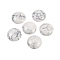 Natural Howlite Cabochons, Half Round/Dome, 25x7~8mm