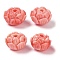 Synthetic Coral Dyed Carved Beads, Flower, Light Coral, 10x8mm, Hole: 1.8mm