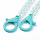 (venta de fábrica de fiestas de joyería) collares de cadena de acrílico personalizados NJEW-JN02894-2