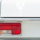 4 個 4 スタイルペット防水自己粘着車のステッカー  車の反射デカール  オートバイの装飾  ホワイト  バレンタインデーをテーマにした模様  200x200mm  1個/スタイル DIY-WH0308-225A-010-7