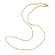 Ожерелье из латунной круглой змеиной цепи для женщин MAK-YW0001-07-1