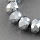 Chapelets de perles en verre électroplaqué X-EGLA-R080-2mm-01-1