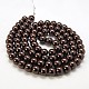 Glass Pearl Round Loose Beads For Jewelry Necklace Craft Making X-HY-8D-B40-2