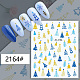 Рождественские тематические наклейки для ногтей MRMJ-N033-2164-1