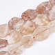 Chapelets de perles de sunstone naturelle naturelles G-T117-09-1