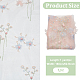 Blumenmuster-Polyesterstoffe&nbsp;DIY-WH0622-079-2