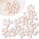 Nbeads 100 pezzo di perle d'acqua dolce coltivate naturali da 8~9 mm PEAR-NB0001-42-1