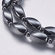 Non-magnetic Synthetic Hematite Beaded Necklaces NJEW-K096-12D-2