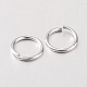 925 Sterling Silver Open Jump Rings X-H135-8mm-P-2