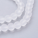 Chapelets de perles en verre transparent X-GLAA-S031-6mm-13-3