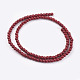 Kunsttürkisfarbenen Perlen Stränge TURQ-G106-4mm-02H-2