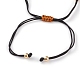 Bracelets de perles de nylon tressés réglables BJEW-JB05822-03-3