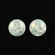 Bubblegum AB Color Transparent Crackle Acrylic Round Beads CACR-R011-12mm-03-1