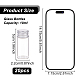 BENECREAT 20PCS 10ml Clear Glass Bottles Candy Bottle with Aluminum Screw Top Empty Sample Jars Sample Vials for Spice Herbs Small Items Storage Wedding Favors AJEW-BC0005-37-10ml-2